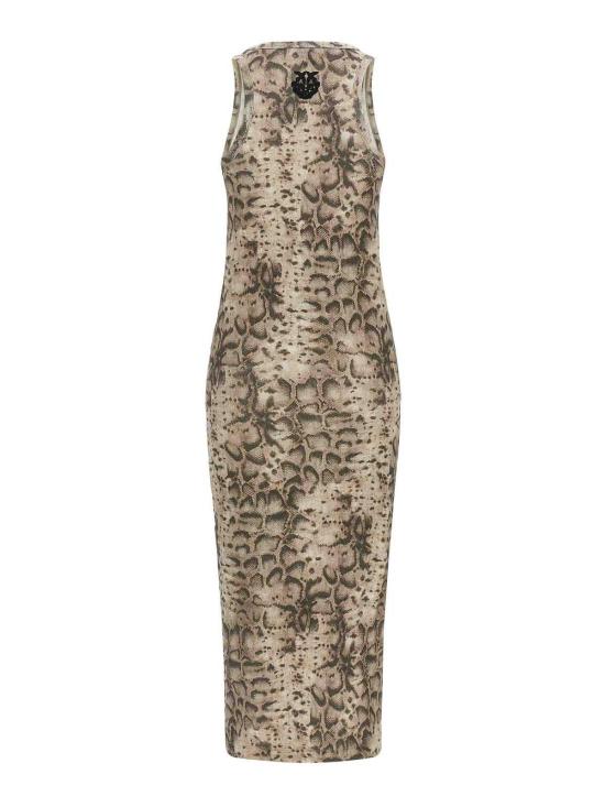 26SS 핑코 롱 원피스 106993A3DPCZ9 Beige - PINKO