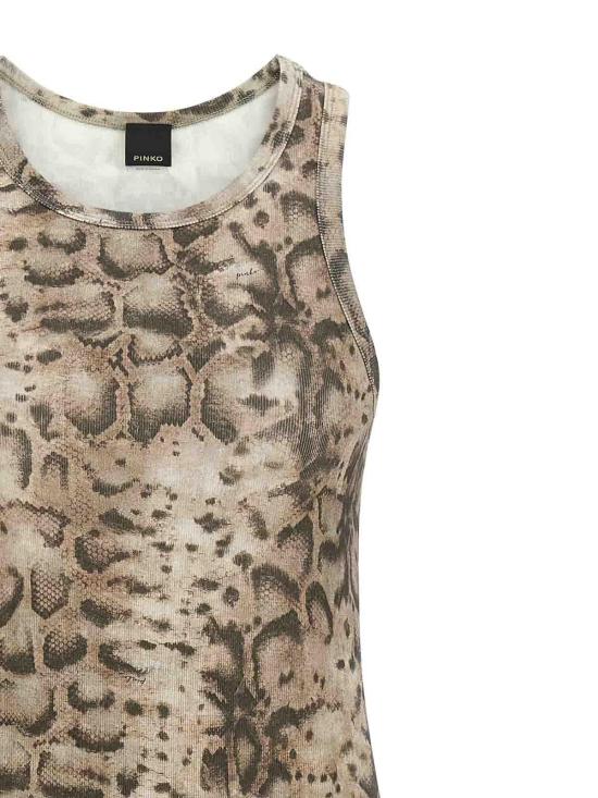 26SS 핑코 롱 원피스 106993A3DPCZ9 Beige - PINKO