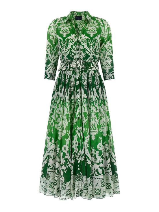 26SS 사만다 성 미디 원피스 ASTERDRESSGREEN Green
