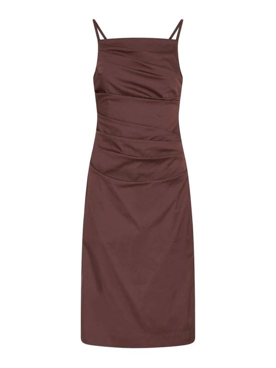 26SS 마렐라 롱 원피스 261322E20 Brown