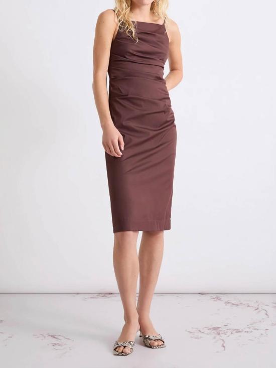 26SS 마렐라 롱 원피스 261322E20 Brown - MARELLA