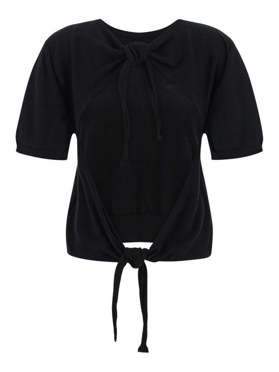 26SS 가니 반팔 티셔츠 A1070257099 Black - GANNI