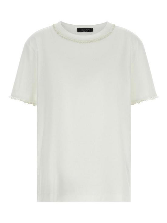 26SS 파비아나 필리피 반팔 티셔츠 JED276F133M18921 White