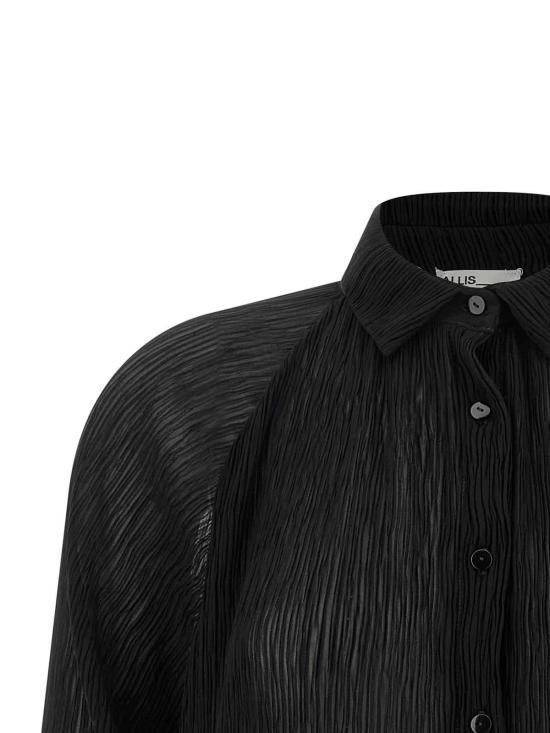 26SS 알리스 셔츠 PLISSESHIRTBLACKPLISSE08 Black - ALLIS