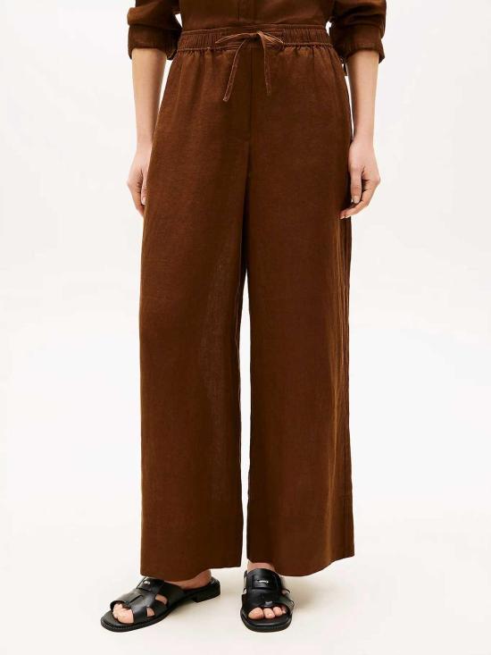 26SS 타미힐피거 스트레이트 팬츠 WW0WW48970GV0 Brown - TOMMY HILFIGER