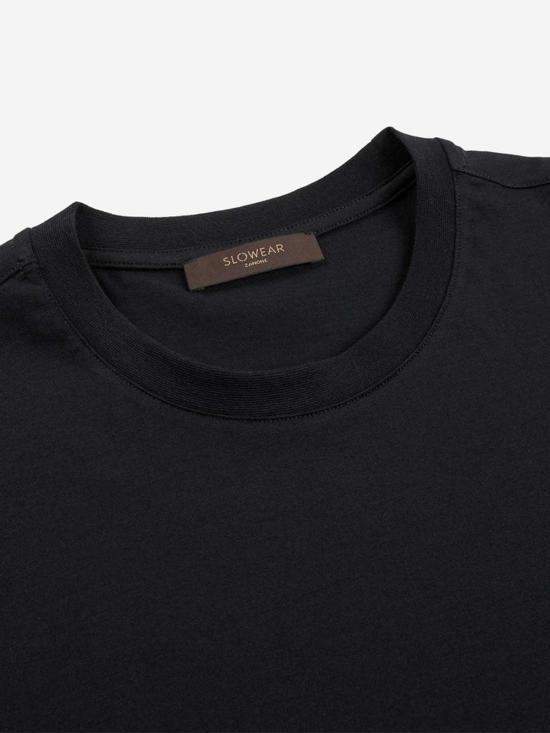26SS 자노네 반팔 티셔츠 810324ZQ317Z0542 Black - ZANONE