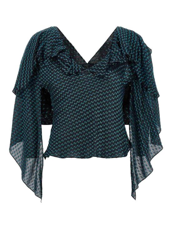 26SS 키코 코스타디노브 블라우스 KKWSS26SH0452 Blue