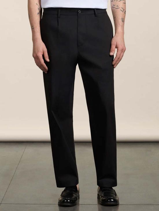 26SS 펜스 스트레이트 팬츠 M0043071001T999 Black - PENCE