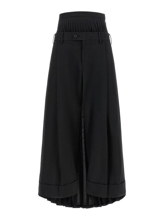 26SS 와타나베 준야 팔라초 팬츠 JQS0011 Black