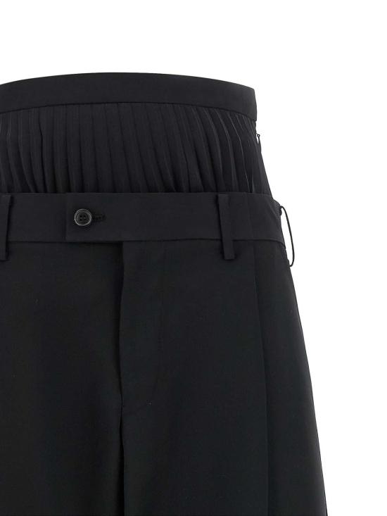 26SS 와타나베 준야 팔라초 팬츠 JQS0011 Black - JUNYA WATANABE