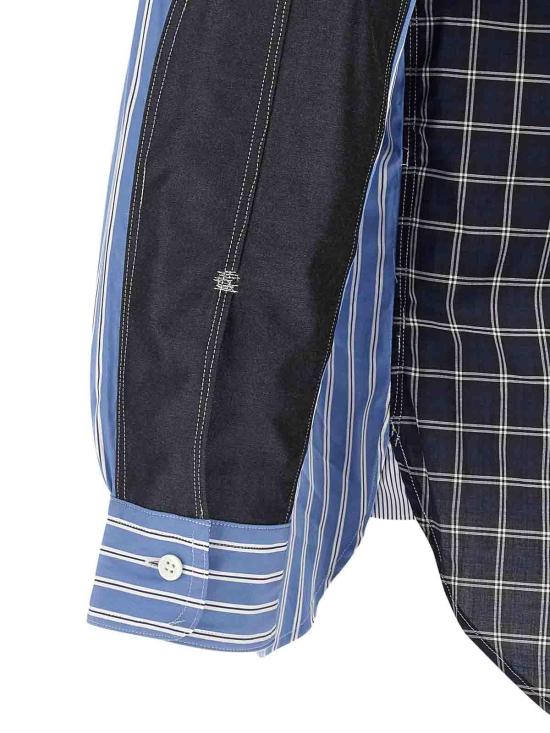 26SS 와타나베 준야 긴팔 셔츠 WQB0231 Blue - JUNYA WATANABE
