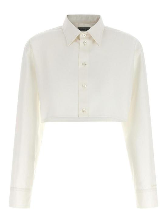 26SS 발렌시아가 셔츠 872327TUM189000 White