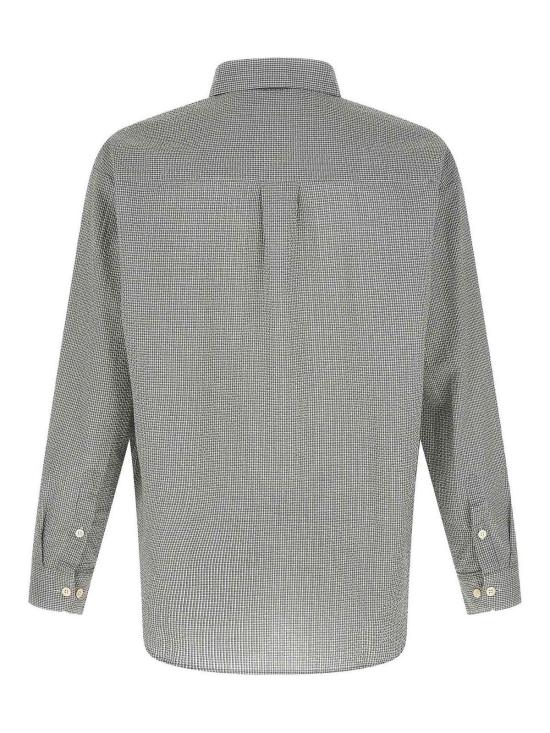 26SS 엠에프펜 긴팔 셔츠 M126010TEXTUREDBOTTLEGREYCHECK Green - MFPEN