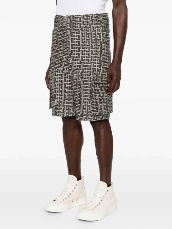 26SS 발망 숏팬츠 GH1PA180XL74GFE White - BALMAIN