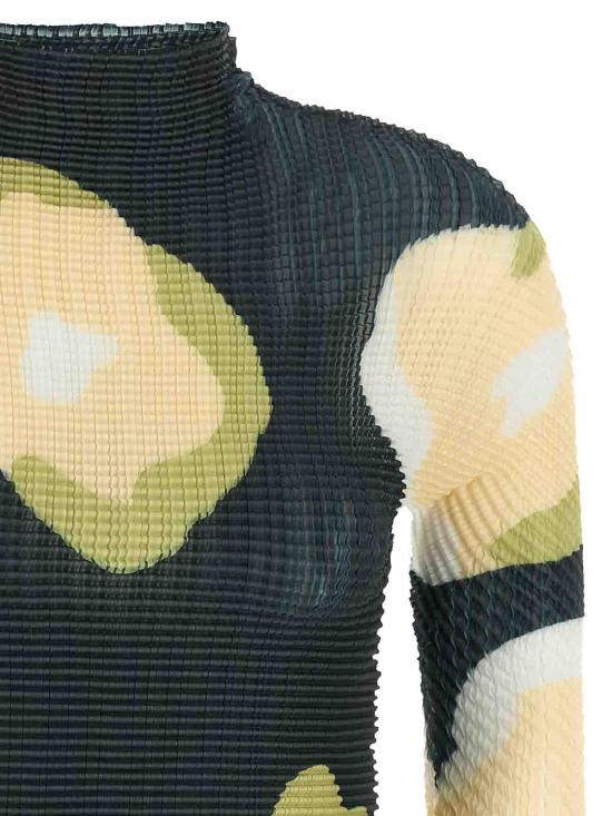 26SS 이세이 미야케 긴팔 티셔츠 IM66FJ69817 Multicolour - ISSEY MIYAKE