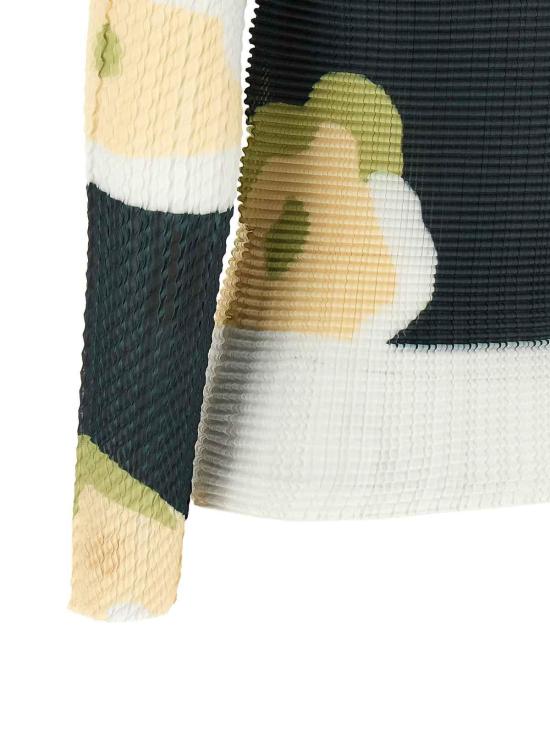 26SS 이세이 미야케 긴팔 티셔츠 IM66FJ69817 Multicolour - ISSEY MIYAKE