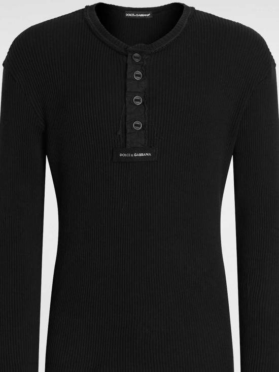 26SS 돌체앤가바나 폴로 티셔츠 G8TF3THU7WRN0000 Black - DOLCE & GABBANA