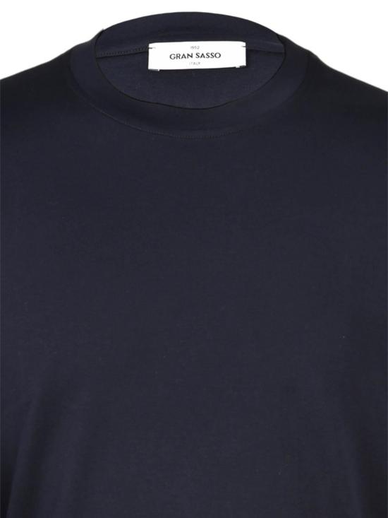 26SS 그랑싸쏘 반팔 티셔츠 601398E17 Black - GRAN SASSO