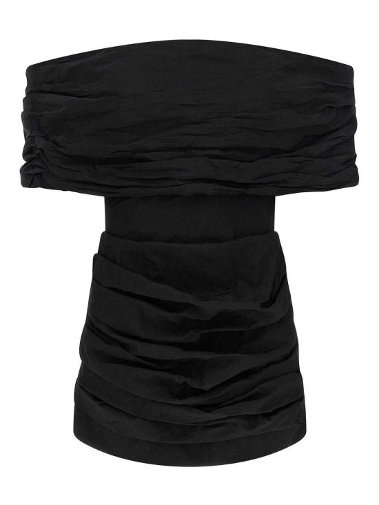 26SS 마그다뷰트림 숏 원피스 156526BLACK Black