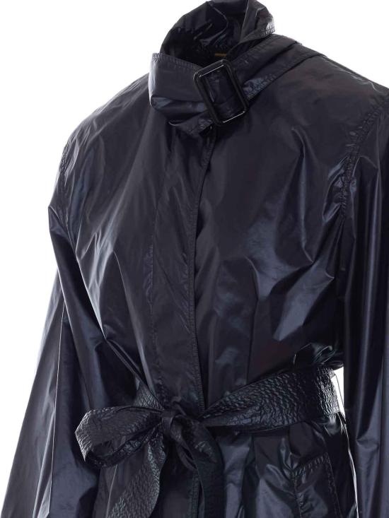 26SS 생로랑 트렌치 코트 870685Y8J111000 Black - SAINT LAURENT