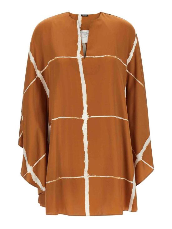 26SS 키톤 블라우스 D49438K0873G07003 Brown