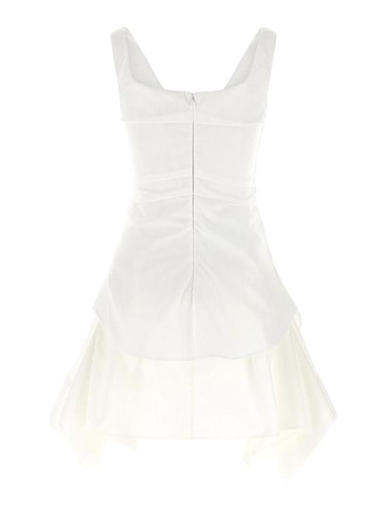 26SS 알렉산더 맥퀸 숏 원피스 868507QAACZ9000 White - ALEXANDER MCQUEEN