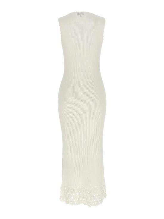 26SS 가니 롱 원피스 A1030474135 White - GANNI