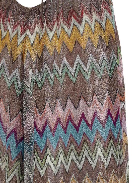 26SS 미소니 롱 원피스 MS26SQ1VBR014KSM9YK Multicolour - MISSONI