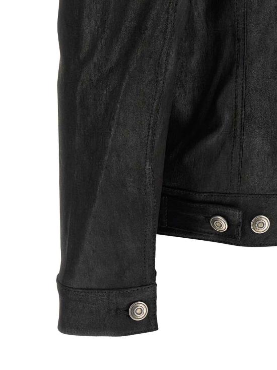 26SS 조르지오 브라토 가죽 자켓 GU26S24094MGSDNERO Black - GIORGIO BRATO