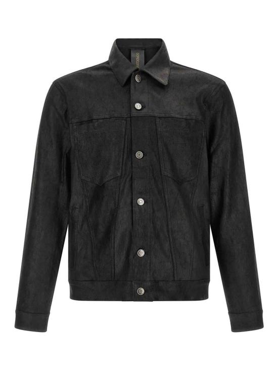 26SS 조르지오 브라토 가죽 자켓 GU26S24094MGSDNERO Black