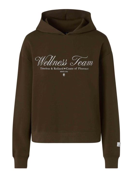 26SS CONTE OF FLORENCE 후드 티셔츠 6554D002B001364 Brown