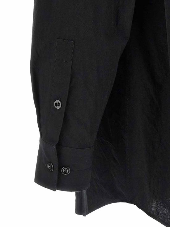 26SS 르메르 긴팔 셔츠 SH1247LF1399BK999 Black - LEMAIRE