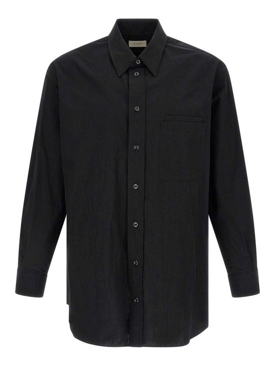 26SS 르메르 긴팔 셔츠 SH1247LF1399BK999 Black