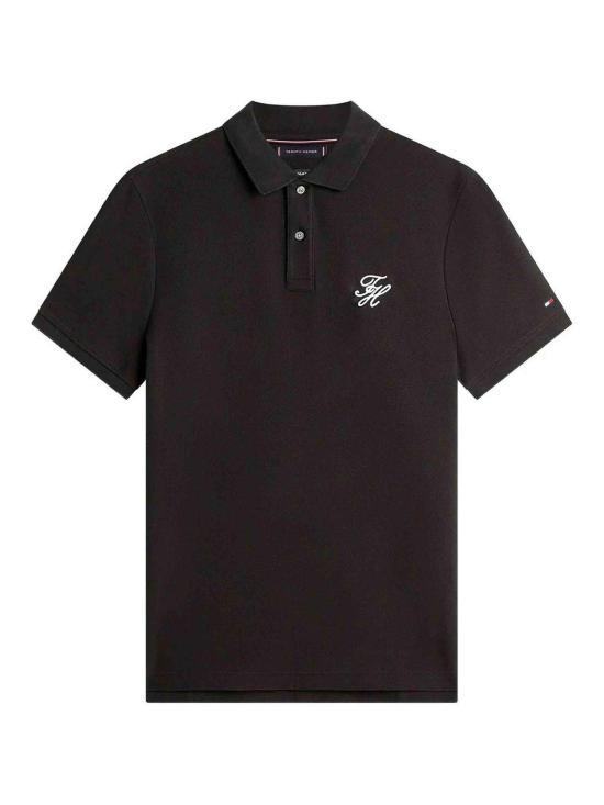 26SS 타미힐피거 폴로 티셔츠 MW0MW43046BDS Black