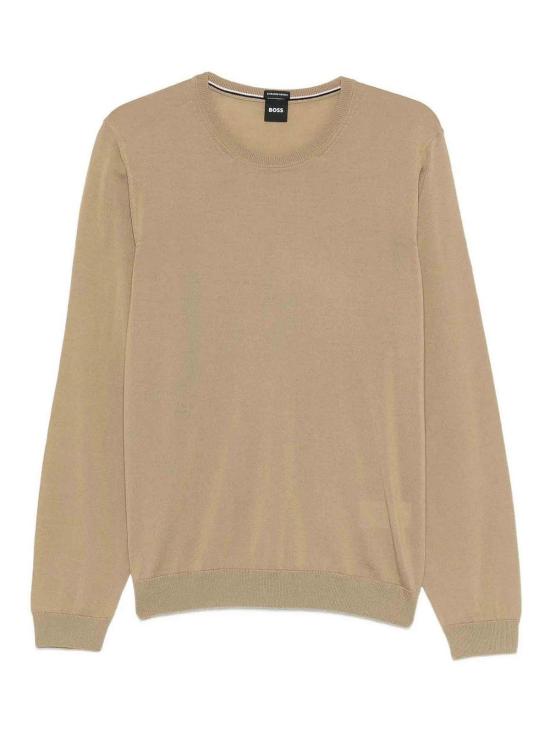 26SS 휴고보스 레귤러핏 코튼 캐주얼 니트 50468239252 Dark Beige