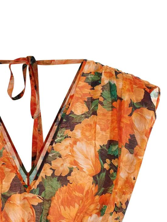 26SS 핑코 민소매 티셔츠 106898A3BOAS4 Orange - PINKO