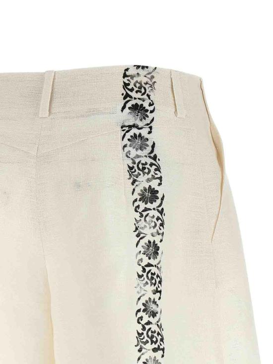 26SS 알베르타 페레티 숏팬츠 031001521006 White - ALBERTA FERRETTI