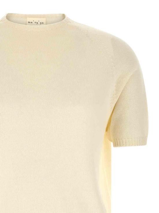26SS 마리아 스웨터 YSK026B1 White - MA RY YA