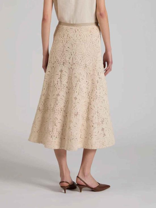 26SS 인코텍스 미디 스커트 101957D9491403 Beige - INCOTEX
