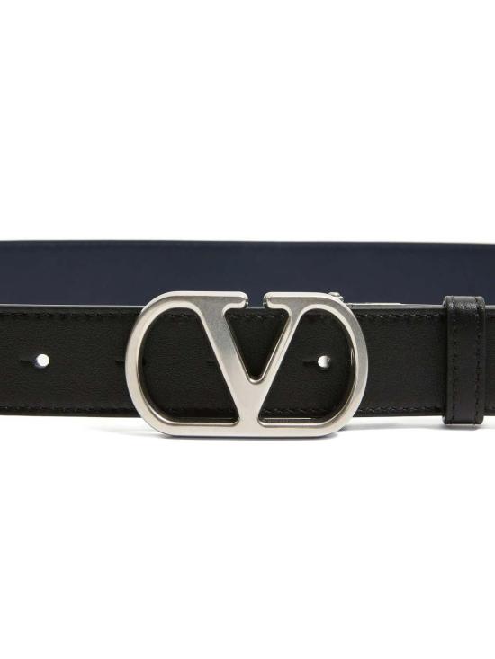 26SS 발렌티노 가라바니 가죽 벨트 8Y0T0SQ3UPCM77 Dark Blue - VALENTINO GARAVANI