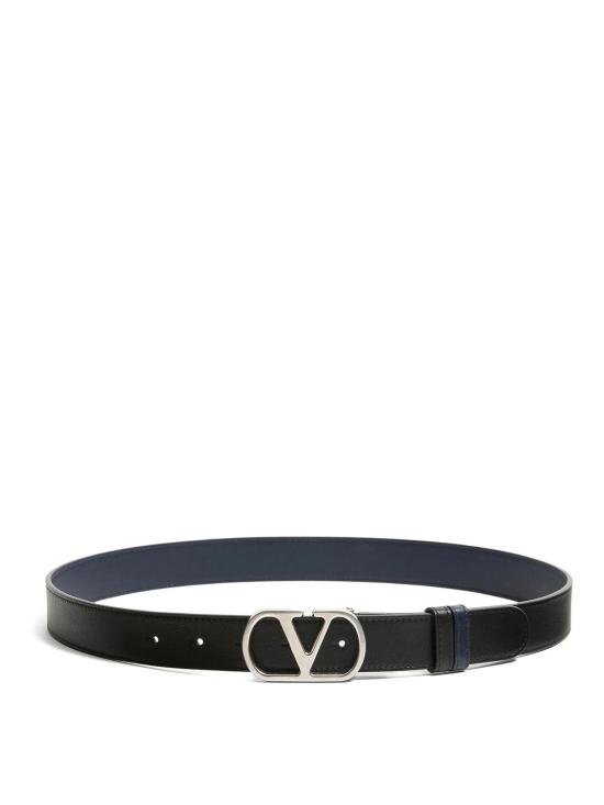26SS 발렌티노 가라바니 가죽 벨트 8Y0T0SQ3UPCM77 Dark Blue