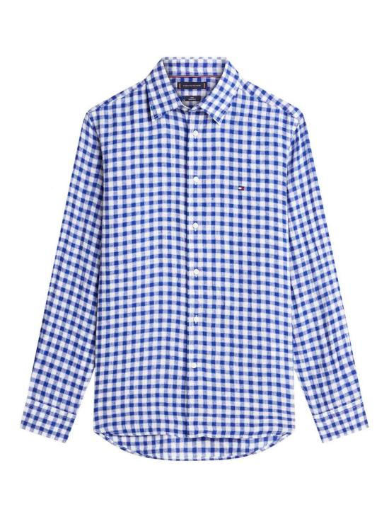 26SS 타미힐피거 긴팔 셔츠 MW0MW424010MT Blue