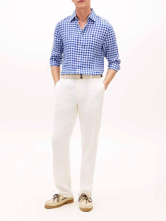 26SS 타미힐피거 긴팔 셔츠 MW0MW424010MT Blue - TOMMY HILFIGER