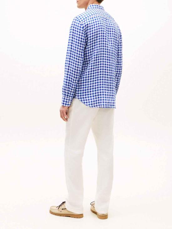 26SS 타미힐피거 긴팔 셔츠 MW0MW424010MT Blue - TOMMY HILFIGER