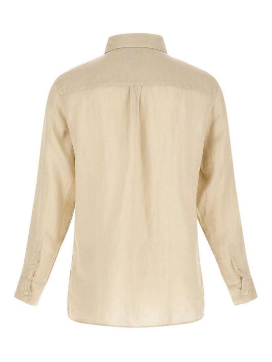 26SS 세인트바쓰 폴로 티셔츠 RAPHAELPOLOLONGLINEN10HGRAIN Beige - MC2 SAINT BARTH