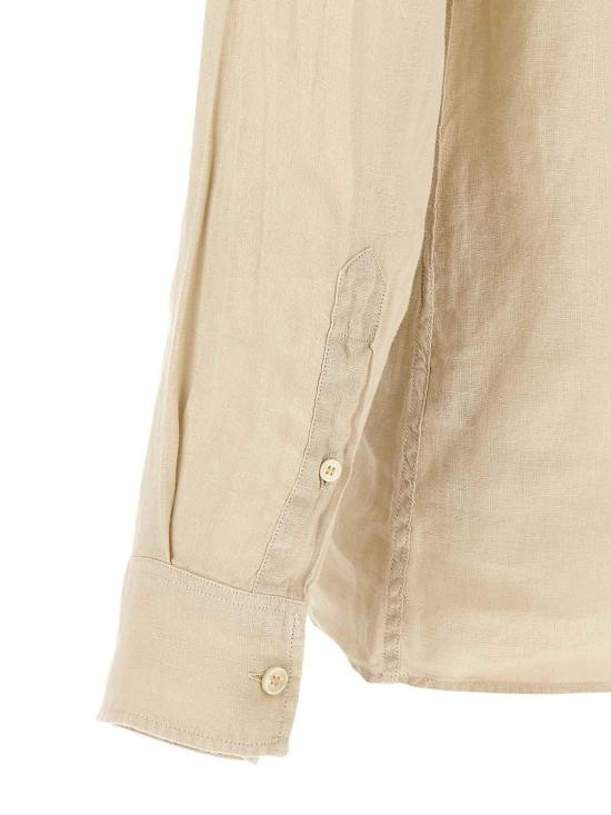 26SS 세인트바쓰 폴로 티셔츠 RAPHAELPOLOLONGLINEN10HGRAIN Beige - MC2 SAINT BARTH