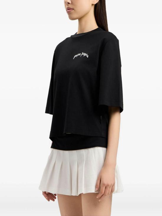 26SS 팜앤젤스 반팔 티셔츠 PWAA079S26JER0031003 Black - PALM ANGELS