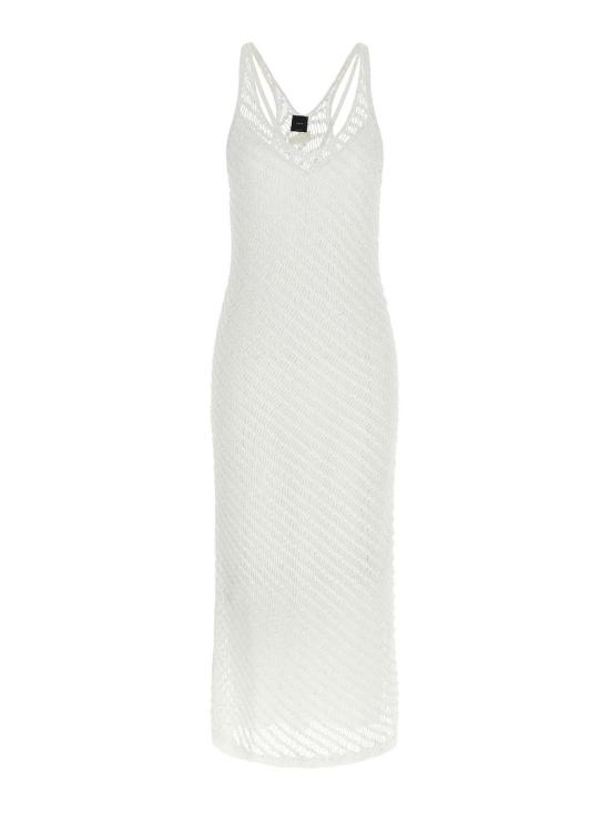 26SS 핑코 롱 원피스 106477A36HZI6 White