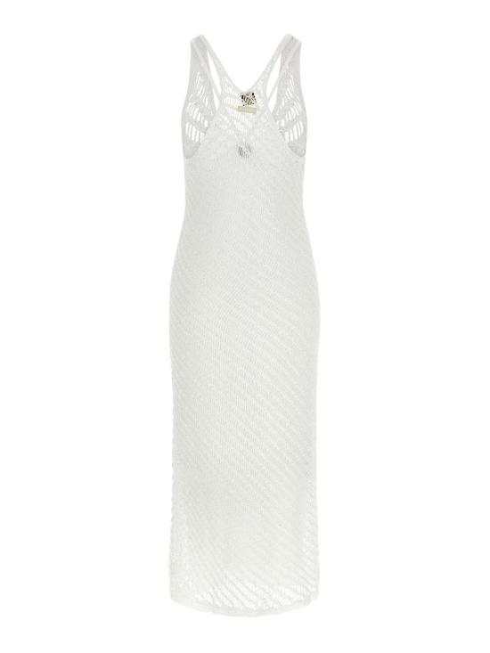 26SS 핑코 롱 원피스 106477A36HZI6 White - PINKO