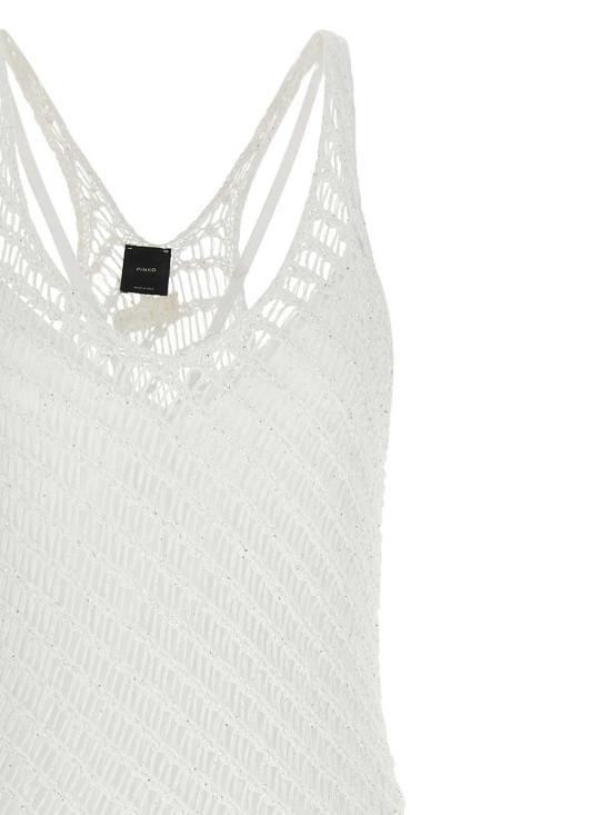 26SS 핑코 롱 원피스 106477A36HZI6 White - PINKO